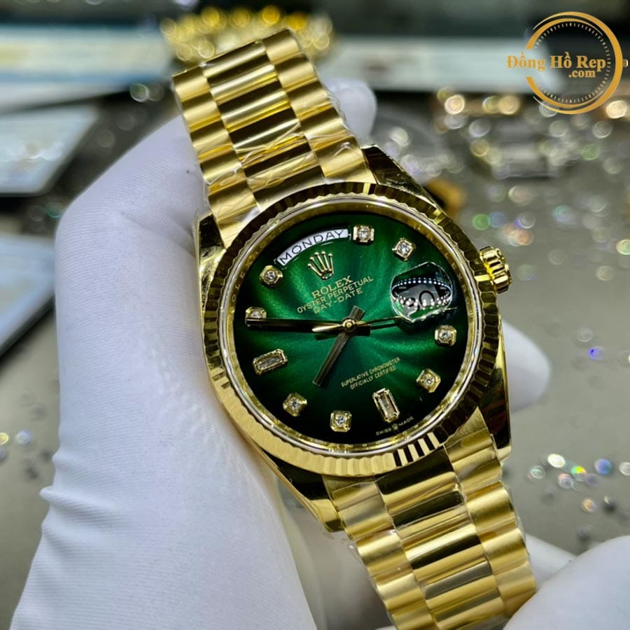 Đồng hồ Rolex Rep 1:1 Daydate bọc vàng mặt vàng Gold 17 Rolex-rep (6)