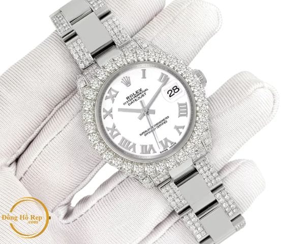 Rolex Datejust 31mm Oystersteel And White Gold With Diamonds