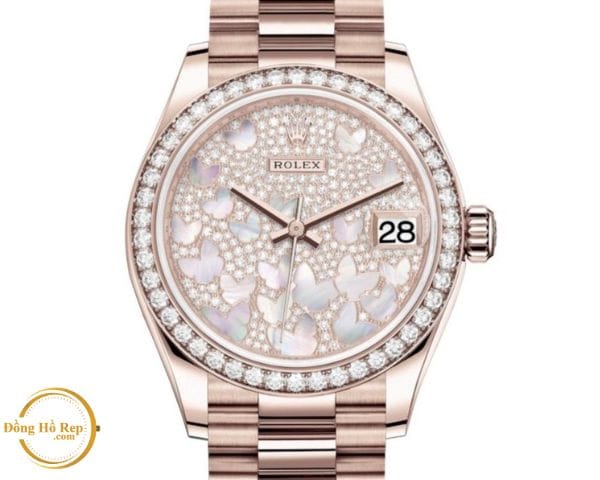 Rolex Lady-datejust 31mm Everose Gold Butterfly