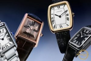 Đồng hồ Cartier mặt vuông