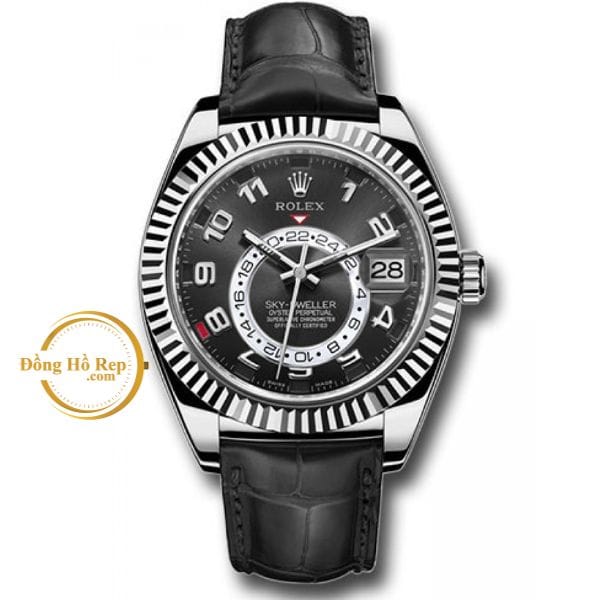 đồng Hồ Rolex Dây Da Sky Dweller