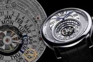 Đồng hồ Cartier lộ cơ